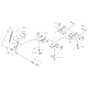 OM 99L/12.5 K M - 2025 - Oleo-Mac Ride On Mower Cutting Plate Lifting Diagram