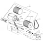 Masport OPC 400 - 019036 - Jun 2010 7318620 - Rear Roller Assembly Sleeved