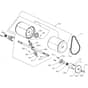 Masport OPC 400 - 019043 - May 2010 7311104 - Rear Roller Assembly