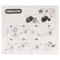 Genuine Oregon Universal 2 Line Strimmer/ Brushcutter Head (Bump Feed) - 539138 (Quick Load)