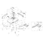 ORION 1200 - Oleo-Mac Robot Mower Deck assembly Diagram