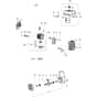 PA 1050 -  - Efco Water Pump Engine (From 22/02/08) Diagram