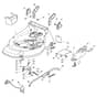 PAN 504 TR-H - 2019-2020 - 295505033/19 - Castel Garden Rotary Mower Deck and Height Adjusting Diagram