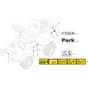 PARK 300 C - 2024-2025 - 2F5820425/ST1 - Stiga Front Mower Labels Diagram