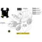 PARK 320 G - 2018-2020 - 2F6120241/ST1 - Stiga Front Mower Labels Diagram