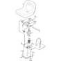 PARK 320 M - 2015 - 2F6120520/S15 - Stiga Front Mower Seat Diagram