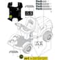PARK 320 W - 2017 - 2F6120620/S17 - Stiga Front Mower Labels Diagram
