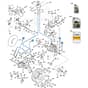 PARK 340 GX - 2018-2019 - 2F6130241/ST1 - Stiga Front Mower Transmission Diagram