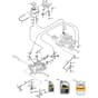 PARK 340 MWX - 2015-2017 - 2F6130620/S15 - Stiga Front Mower Transmission 02 Diagram