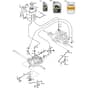 PARK 340 MX - 2015 - 2F6130520/S15 - Stiga Front Mower Transmission 02 Diagram