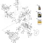 PARK 520 P - 2015-2020 - 2F6220611/S16 - Stiga Front Mower Transmission Diagram
