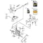 PARK 620 W - 2014 - 13-6310-12 - Stiga Front Mower Transmission Diagram