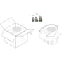 PARK 700 W - 2022-2024 - 2F6220745/ST2P - Stiga Front Mower Engine Cover Diagram