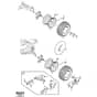 PARK 740 PWX - 2014 - 13-6317-12 - Stiga Front Mower Wheel Diagram
