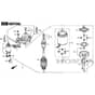 PARK PRO 540 IX - 2020-2021 - 2F6430831/ST1 - Stiga Front Mower Starter Motor Diagram