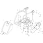 Belle PCX - Bedplate & Front Cover (Honda & Robin) (From SN E046879 Export) & 047358 UK Up to 071440
