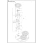 Husqvarna PG 5 - 970603104 - Grinding Head, Lower