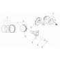 PGE 48i S -  - Efco Generator Crankshaft and piston Diagram