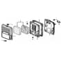 PGE 65E DCS -  - Efco Generator Air Filter Diagram
