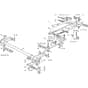 PGX 140 - 2013 - 2T0320273/Y13 - Castel Garden Ride On Mower Lifting Device Diagram
