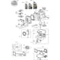 Primo - 2009 - 13-2412-02 - Mountfield Front Mower Engine Assy Diagram