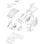 PRINCESS 34 Li Kit - 2021-2022 - 294346263/M21 - Mountfield Rotary Mower Bodywork Diagram