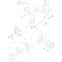 Toro ProLine 113cm - 31040 (323000000 - 323000100) Axle and Steering Rear