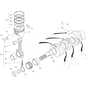 Toro ProLine 113cm - 31040 (324000285 - 324999999) Piston and Crankshaft