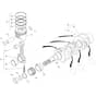 Toro ProLine 113cm - 31040 (324000285 - 999999999) Piston and Crankshaft
