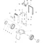 PW 250 HC - Oleo-Mac Pressure Washer Frame assembly Diagram