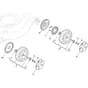 QUATTRO 16S 4in1 - 2019-2020 - 2L0432827/AT9 - Atco Rotary Mower Wheels Diagram
