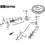 QUATTRO 16SH 4in1 - 2021 - 2L0432837/AT1 - Atco Rotary Mower Camshaft Diagram
