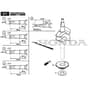 QUATTRO 16SH 4in1 - 2021 - 2L0432837/AT1 - Atco Rotary Mower Crankshaft Diagram