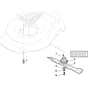 QUATTRO 18 - 2021 - 299481027/AT3 - Atco Rotary Mower Blade Diagram