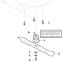 QUATTRO 19S 4in1 - 2015-2022 - 294506827/AT5 - Atco Rotary Mower Blade Diagram