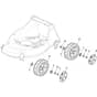 QUATTRO 21SA - 2014 - 292144027/AT4 - Atco Rotary Mower Wheels Diagram