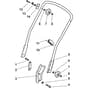 QUATTRO 22SA - 2012-2013 - 292552027/AT2 - Atco Rotary Mower Lower Handle Diagram