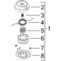 McCulloch Quattro 52 PM - 2008-02 - Shaft & Handle (2) Parts Diagram