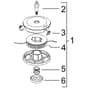 McCulloch Quattro 52 PM - 2008-02 - Shaft & Handle (3) Parts Diagram