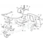 R25V - 2011-2013 - 2T0030436/BQ - Mountfield Ride On Mower Frame Diagram