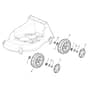 RA 504 TR-B - 2012-2013 - 295506023/08 - Castel Garden Rotary Mower Wheels and Hub Caps Diagram