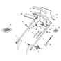 RA 504 TRBM - 2012-2013 - 295506021/SU - Castel Garden Rotary Mower Handle Upper Part Diagram