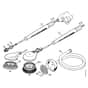 Genuine Stihl RB301 / G - Rotory nozzle, rotory washing brush, Suction hose