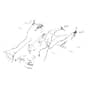 RC 350 - Oleo-Mac Rotary Cultivator Handlebar Diagram