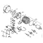 Genuine Stihl RE106 KM / A - Electric motor