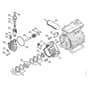 Genuine Stihl RE160 K / D - RE 160 K: Drive housing, Pump