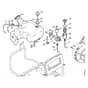 Genuine Stihl RE500 W / J - Fuel tank, Fuel pump
