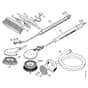 Genuine Stihl RE560 W / Y - Washing brush, Suction hose