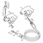 Genuine Stihl RE580 W / P - Spray gun, High-pressure hose