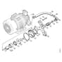 Genuine Stihl RE830 W / B - Pump housing